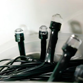 Cordão Pisca-Pisca Natal 200 Lampadas Led 8 Funções Rolo 50M 110V (BRANCA)