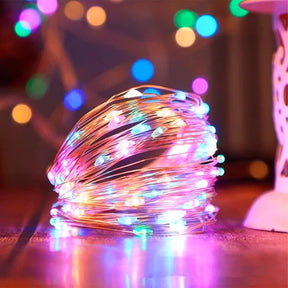 Pisca Cordão De Natal 100 Lâmpadas LED Colorido 10M / 110-220v